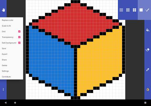 Pixel art and texture editor 12 تصوير الشاشة