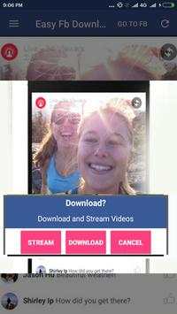 Easy Video Downloader for Facebook PRO screenshot 1