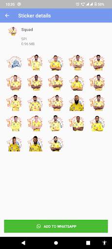CSK IPL Sticker screenshot 3