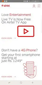 My Airtel App screenshot 1