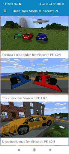Best Cars Mods Minecraft PE screenshot 4