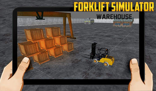 Forklift simulator warehouse screenshot 2
