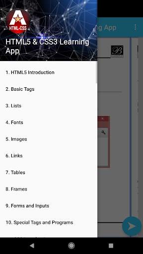 HTML5-CSS3 Training App (Offline)with 450 Programs screenshot 5