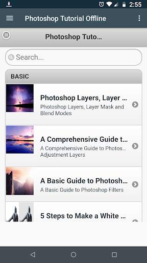 Photoshop Tuturial Offline screenshot 1