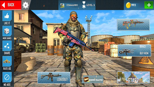 Real Commando Shooting Mission - New Games 2021 screenshot 1