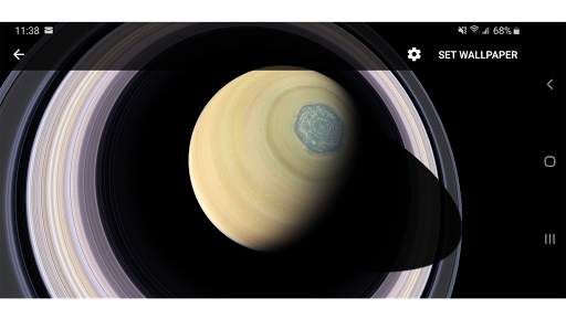 Planet Saturn Parallax 3D Live Wallpaper screenshot 23