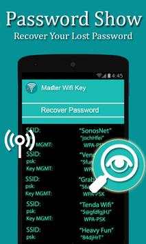 Wifi Password Show & wifi Analyzer 2018 screenshot 2