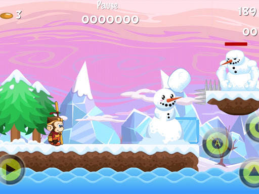 Super Monkey Rush World Runner Mobil Platform Game screenshot 15