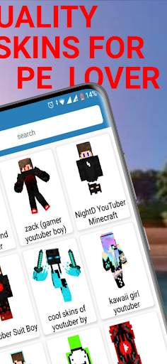 Minecraft Youtuber Skins screenshot 3