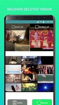 Deleted Video Recovery: restore videos 2 تصوير الشاشة