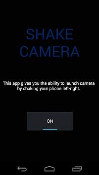 Shake Camera Beta screenshot 1