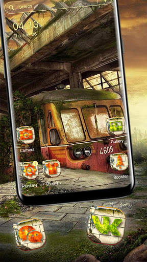 Train Scrap Yard Launcher Themes screenshot 1