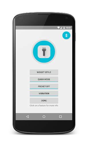 Pure Flashlight Widget screenshot 4