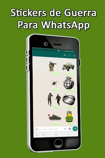 Stickers de Guerra WAStickerApps screenshot 2