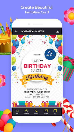 Invitation Maker, Ecards Maker screenshot 1