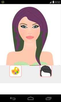 cut and coloring hair game screenshot 2