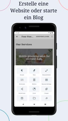 WordPress screenshot 1
