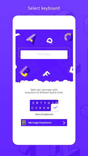 Fancy Fonts Keyboard screenshot 1