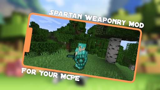 Spartan Weaponry Mod MCPE screenshot 2