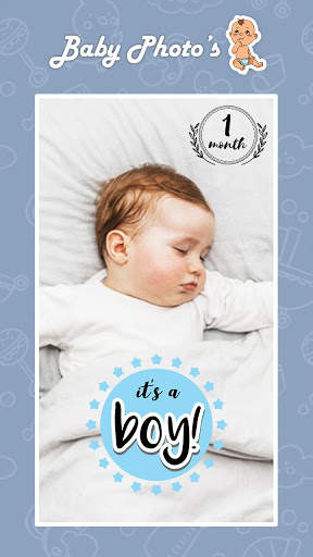 Baby Photo Editor - with Months & Story screenshot 2