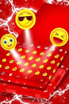 Red Keyboard Theme screenshot 5