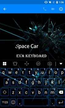 Space Car Emoticons Keyboard screenshot 3