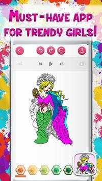 Fashion: Girls Coloring Games screenshot 2