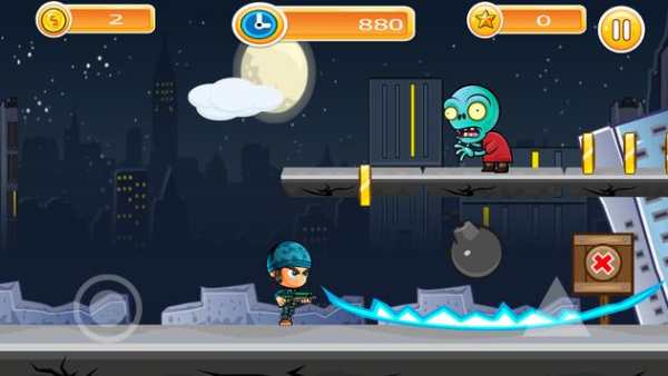 Zombie Jump Catchers Bob Run screenshot 2