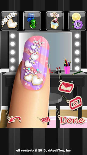 Glitter Nail Salon: Girls Game screenshot 2