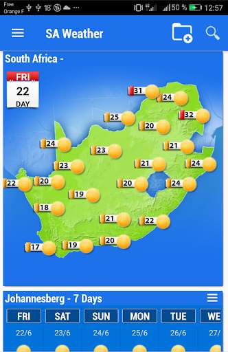 South Africa Weather screenshot 5