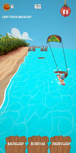 Kite Game - Daredevil Dan Flexifoil Kitesurf Sport screenshot 9