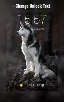 Siberian Husky Lock Screen screenshot 7