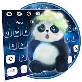 Dreamy Galaxy Panda Keyboard Theme 10001002