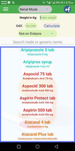 Egydose Calc - Drug Dose Calculator screenshot 2