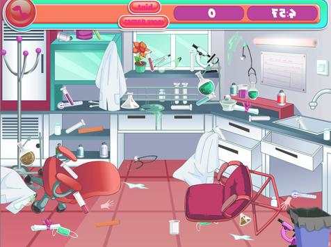 School laboratory games Girls screenshot 3