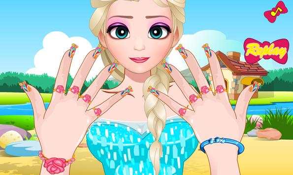 Frozen Elsa Nail Salon screenshot 5