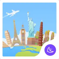 World-APUS Launcher theme أيقونة