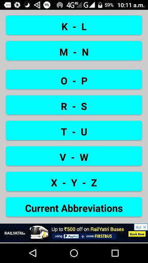 Abbreviations in english and bengali - Full form screenshot 3
