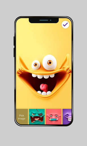 Emoji Face Funny Wallpaper PIN Lock screenshot 4