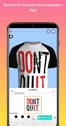 Universal Marketing Mock-up for T-shirts and more 1 تصوير الشاشة