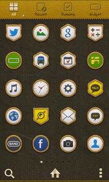 Dand Badge LINE Launcher theme screenshot 3
