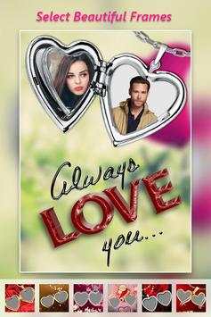 Romantic Love Locket Photo Frame screenshot 2