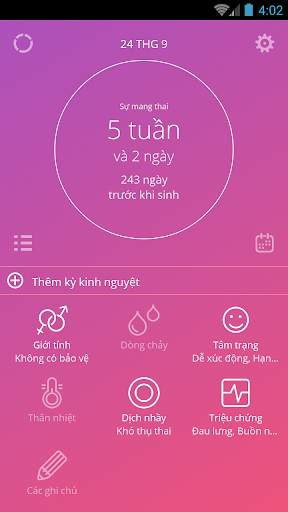 Ovu - Theo Dõi Kỳ Kinh Nguyệt screenshot 4