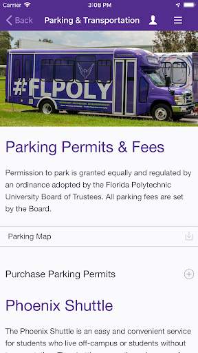 Florida Poly Mobile screenshot 2