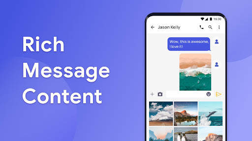 Messenger - SMS Launcher, Home screenshot 8