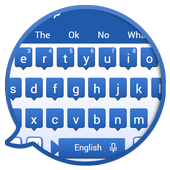 Keyboard Theme for Blue Chat icon