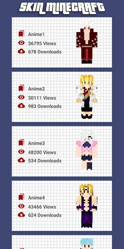 Anime skins for Minecraft PE screenshot 1