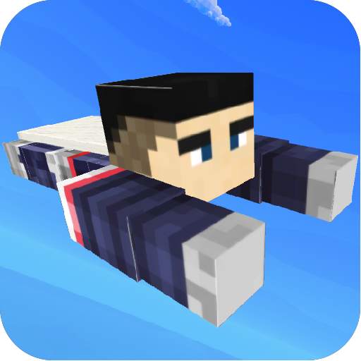 Flying Superhero: Blocky World 0.6