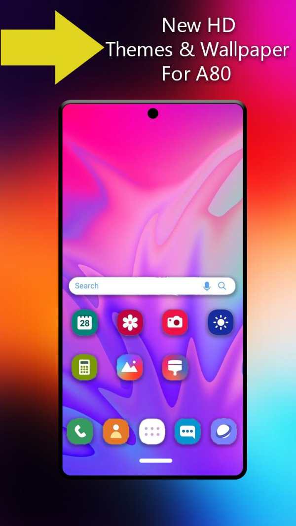 Theme for Samsung A80: Samsung A80 launchers screenshot 1