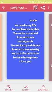 LOVE U SMS : girlfriend & boyfriend & sister  2019 screenshot 4